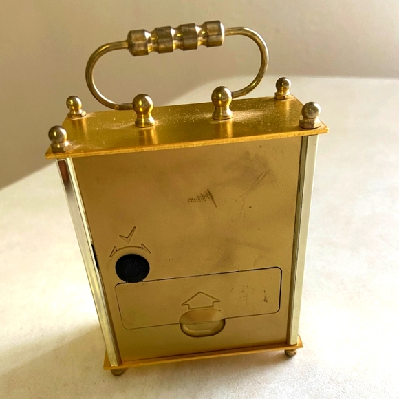 Vintage Quartz Carriage Clock, Mantle Piece Clock - Picture 5 of 6